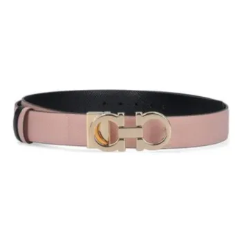 Ferragamo Monogram Gancini Reversibile Buckled Belt