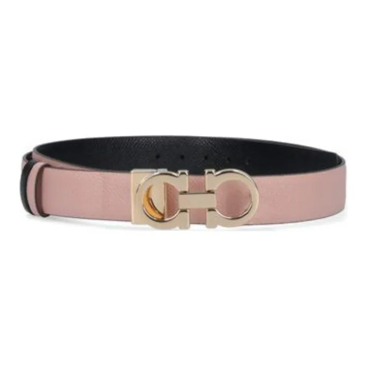 Ferragamo Monogram Gancini Reversibile Buckled Belt-0