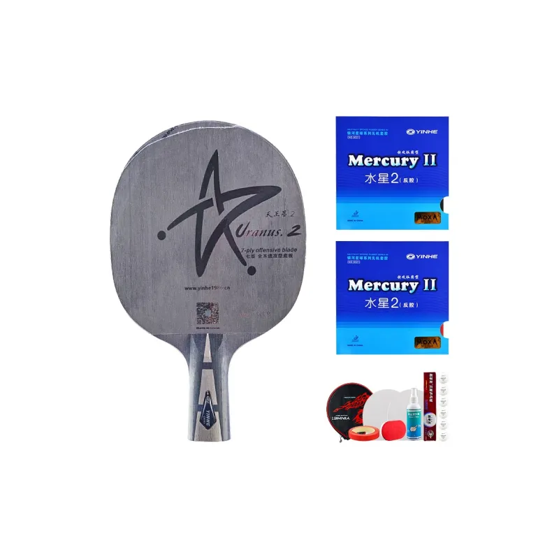 YINHE Ping Pong Paddles Unisex All Wood-3