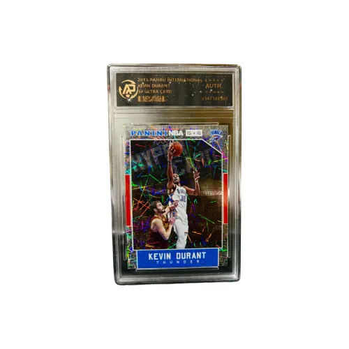 PANINI KD Player Card Thunder Era Laying Up Against Loafers Multicolor Laser Holographic Card Graded Cards 1 Pc
