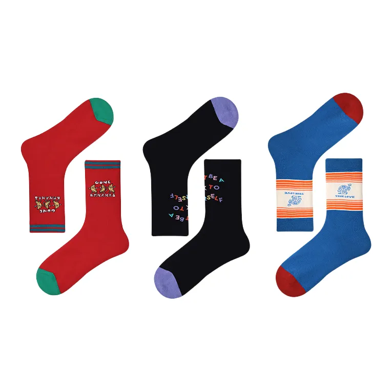 Vine Color Mid Calf Socks Women's 3 Pack-5