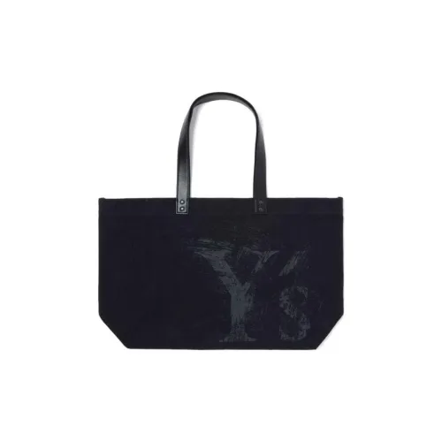 Yohji Yamamoto Calfskin Tote Bag Shopping Bag Handbag Women's Black