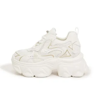 Milan Love Song Anti Slip And Wear Resistant Lightweight Low Top Chunky Sneakers Women's