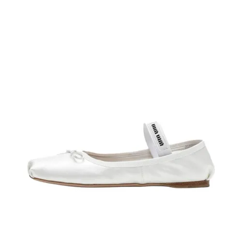 MIU MIU Casual Single Shoes Women's White