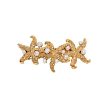 Jennifer Behr Thalassa Pearl Embellished Filigree Barrette