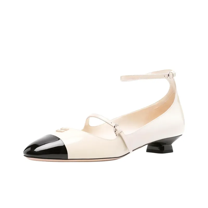 MIU MIU Mary Jane Shoes Women's Beige-2