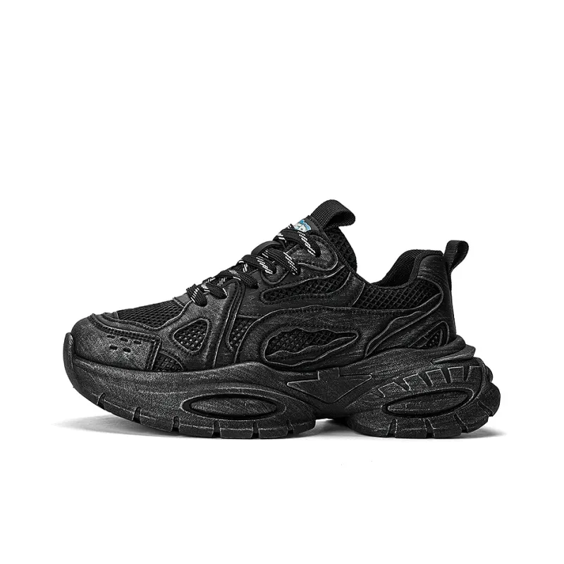 Pepe The Frog Chunky Sneakers Unisex Low Top Black-1