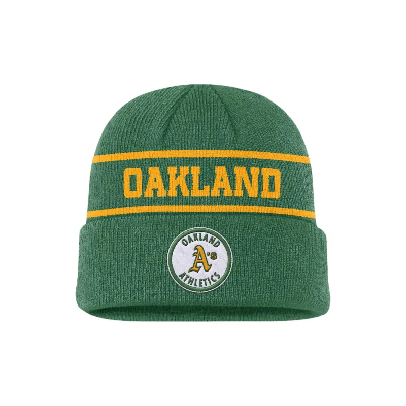 Nike Oakland Athletics Rewind Terra Men's Nike Mlb Cuffed Beanie-0