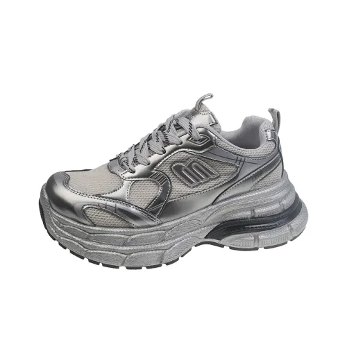LXVB Slip-Resistant Breathable Low-Top Chunky Sneakers Women's