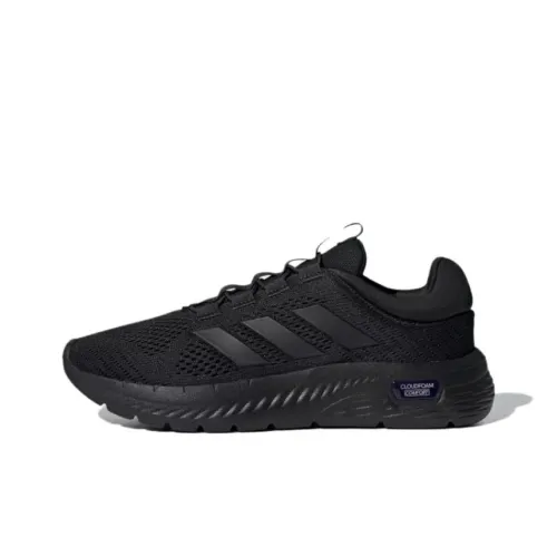 Adidas Cloudfoam Running Shoes Men Low-Top Black