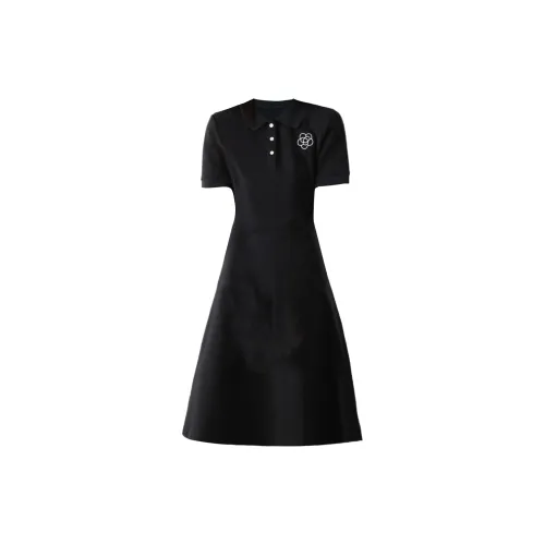 UNION REMOVE Short-Sleeved Dresses Women's Black