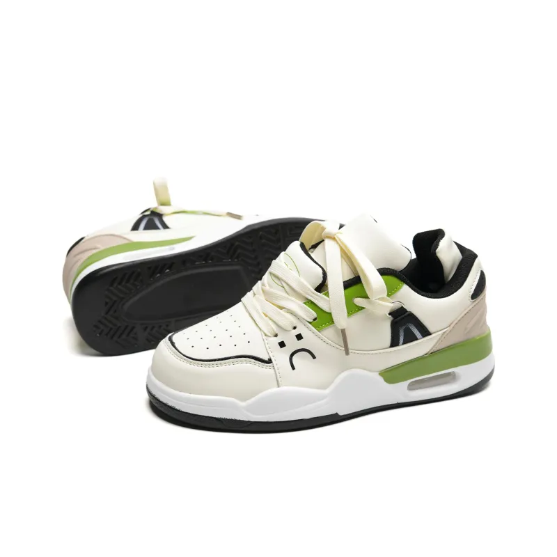 Circle Small Coverage Slip Resistant Lightweight Height Increasing Low Top Skateboard Shoes Unisex-15