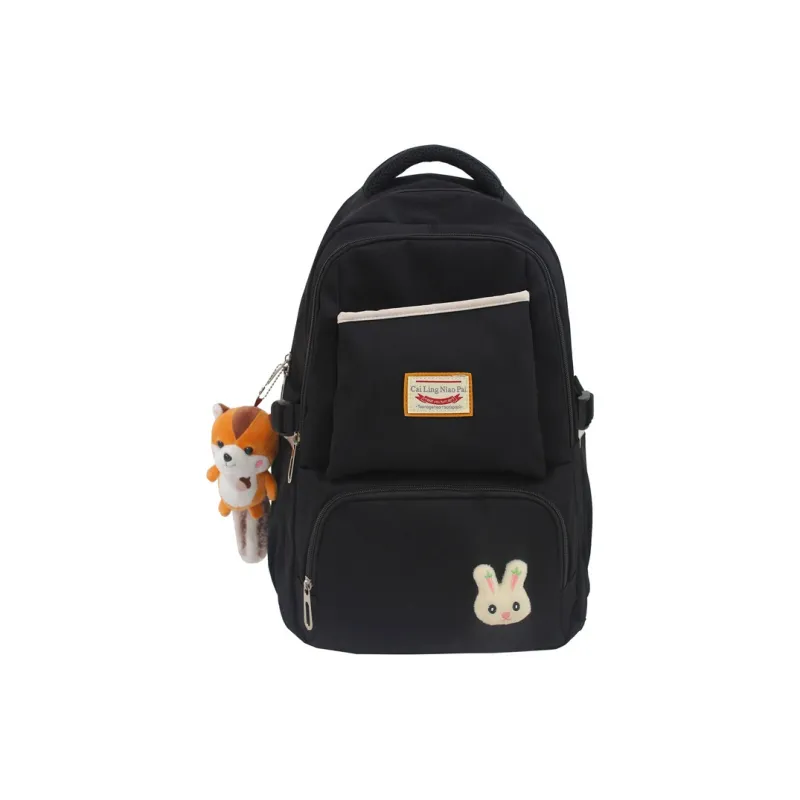Venerable Brahma Nylon Backpack Women's Black/Pink/Red/Green/Blue-0