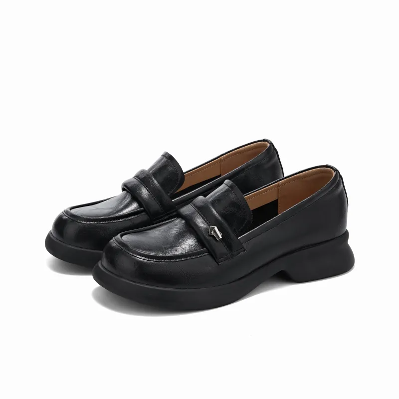 KEKAFU Loafers Women's Beige/Black/Brown-11