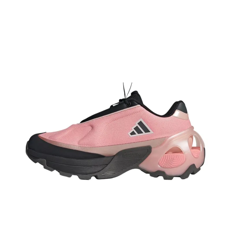 Adidas Wonder Runner Slip Resistant Low Top Running Shoes Unisex Pink Black-1