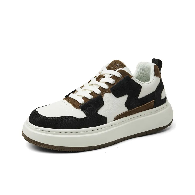 JEEP SPIRIT Low Top Skateboard Shoes Men's Cuban Brown-2