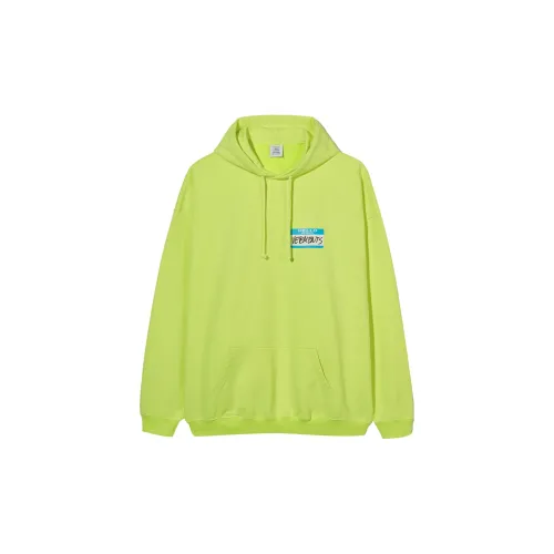 Vetements Sweatshirts Men Fluorescent Yellow