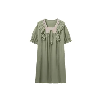 OUSHIBO Nightgown Women's Green