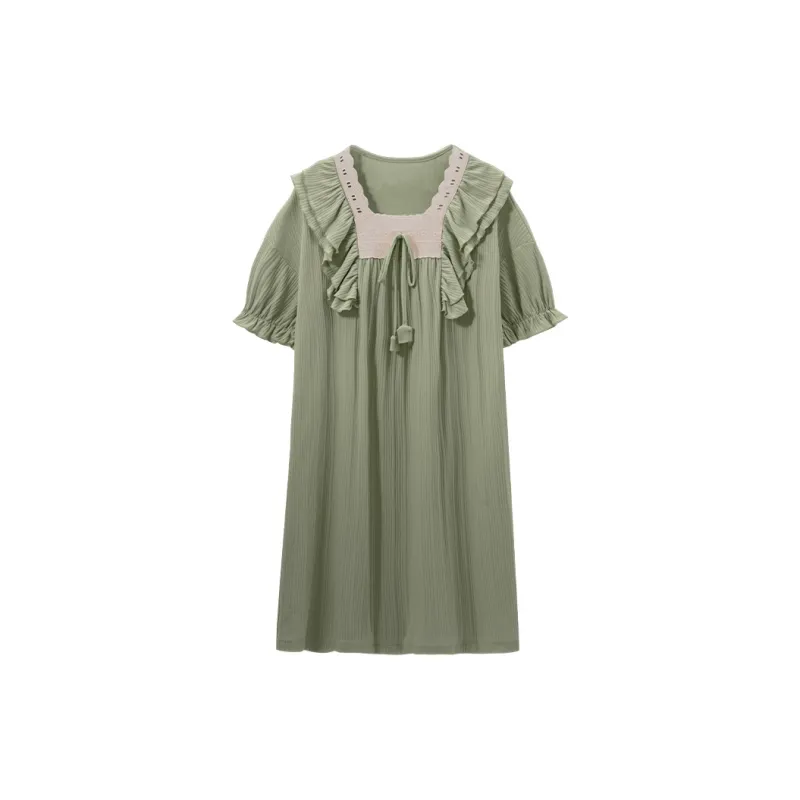 OUSHIBO Nightgown Women's Green-0