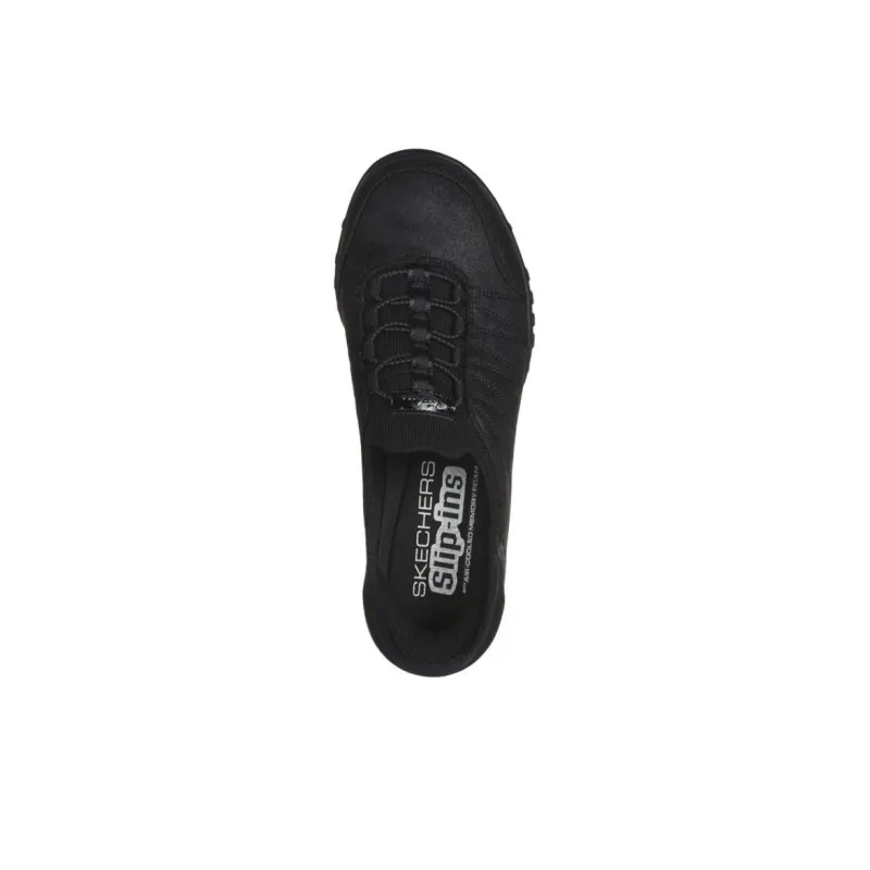 Skechers Breathe-Easy Anti-Slip Wear-Resistant Low-Top Casual Shoes Women's Black-3