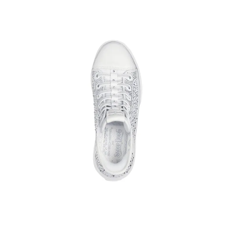 Skechers Snoop One Anti-Slip Wear-Resistant Low-Top Casual Shoes Women's White-4
