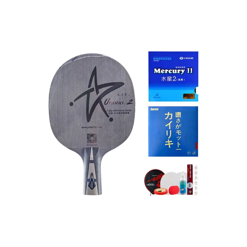 YINHE Ping Pong Paddles Unisex All Wood-5