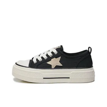 Bull Charm Abrasion Resistant Low Top Canvas Shoes Women's