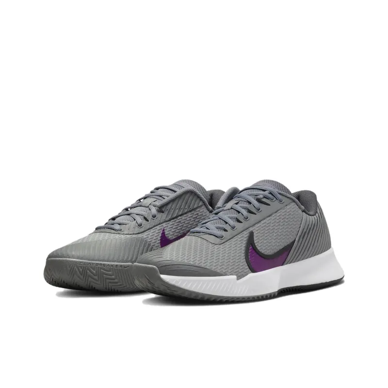 Nike Court Air Zoom Vapor Pro 2 Clay Smoke Grey Dark Smoke Grey Black Sangria-2