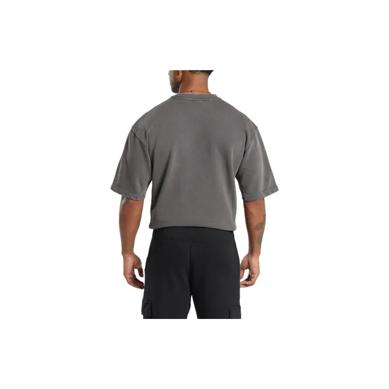 GYMSHARK POWER WASHED SHORT SLEEVE CREW T-Shirt Men's Onyx Gray-1