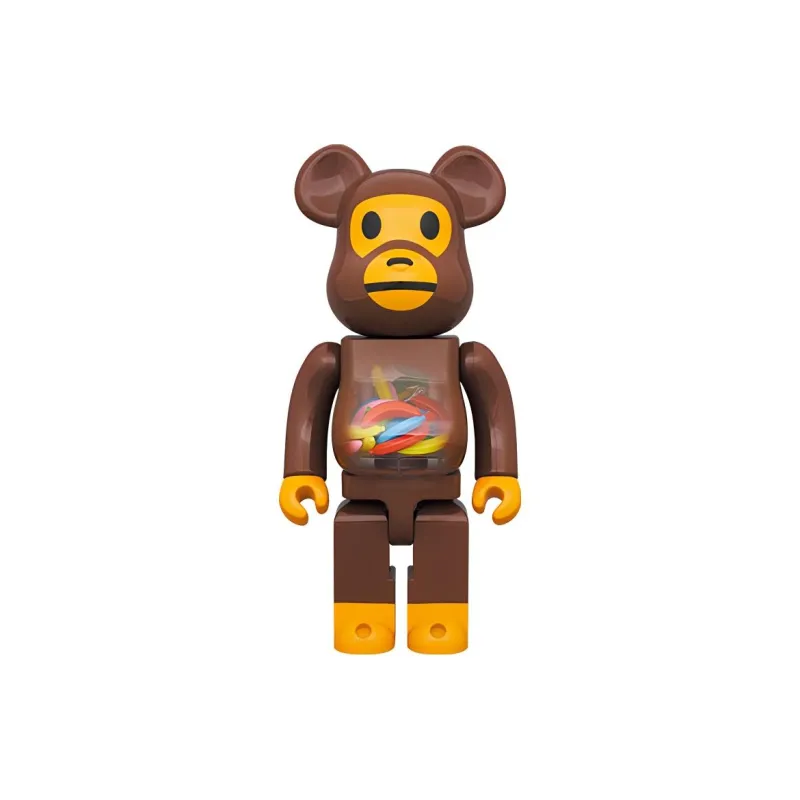 BE@RBRICK 400%100% BABY Mi Luo R Trendy Figures 7cm/28cm-2