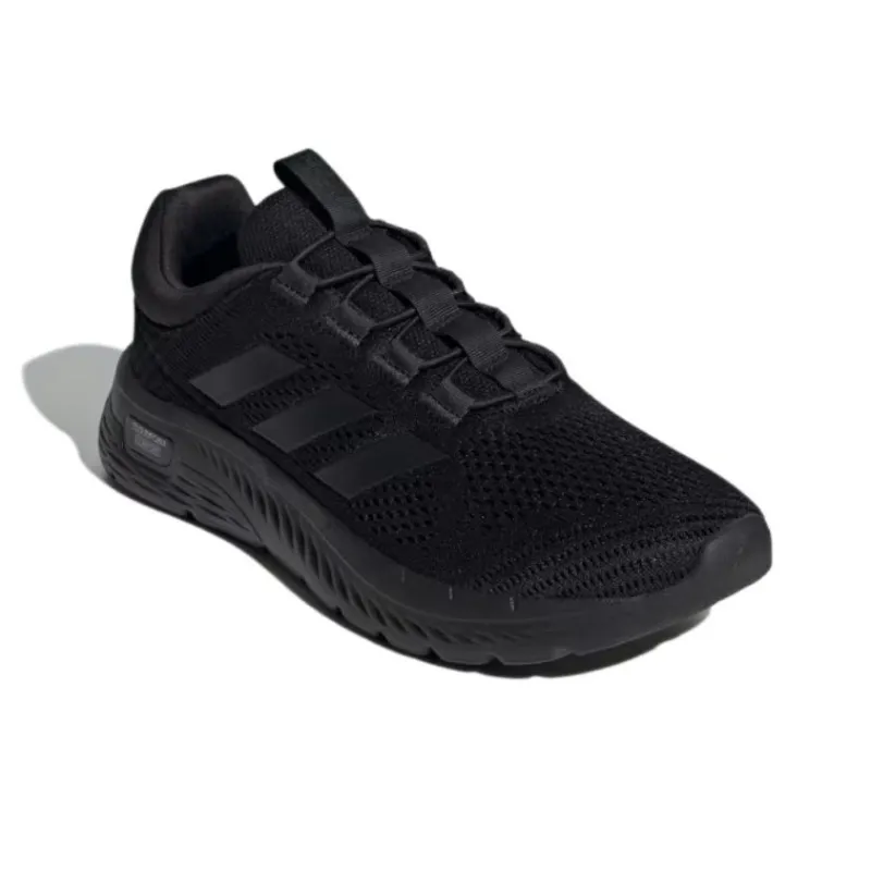 Adidas Cloudfoam Slip Resistant, Abrasion Resistant, Breathable Low Top Casual Running Shoes Men's Black-3