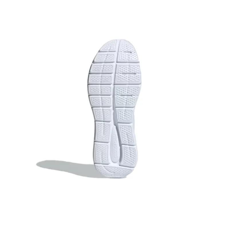 Adidas Cloudfoam Anti Slip Wear Resistant Low Top Casual Running Shoes Men's White-4