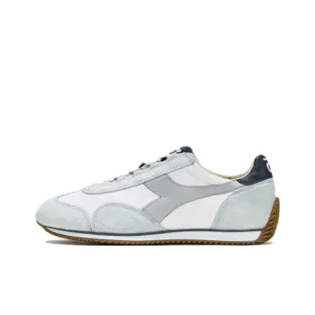 Diadora Equipe H Anti Slip Wear Resistant Casual Running Shoes Unisex White Gray