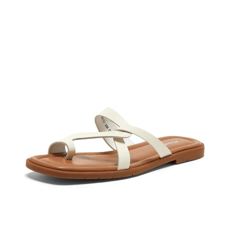 BATA Rubber Sole Odor-Resistant Slip-Resistant Slide Slippers Women's-1