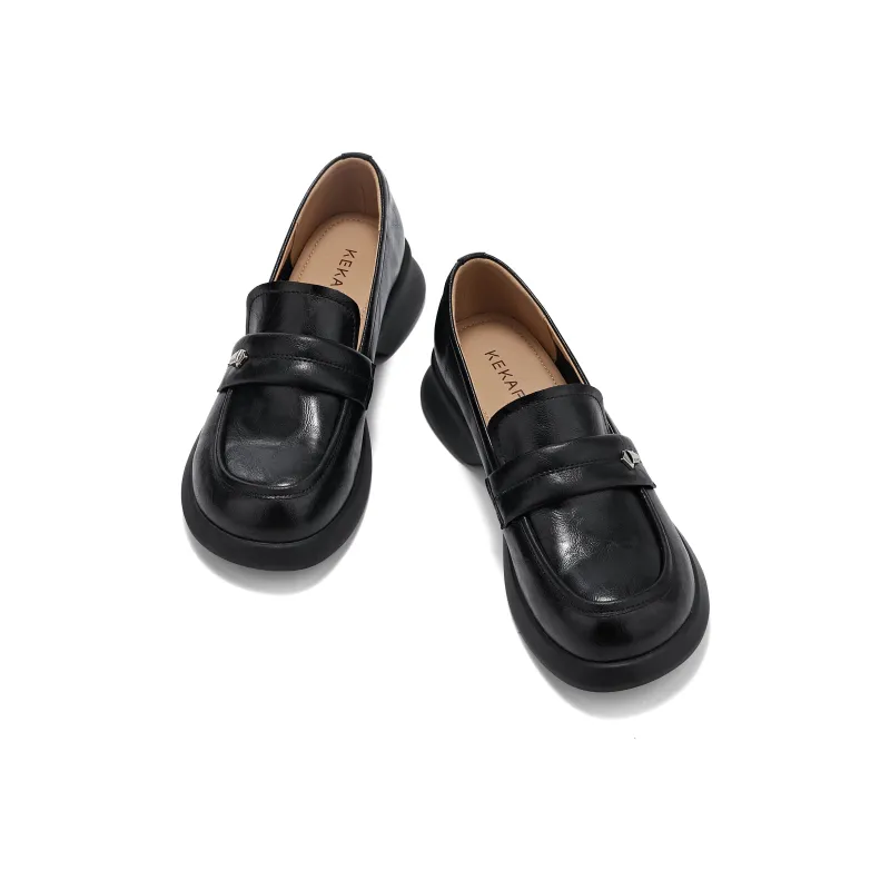 KEKAFU Loafers Women's Beige/Black/Brown-12