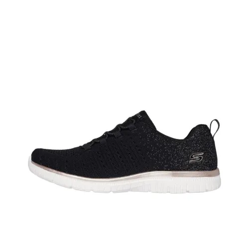 Skechers Virtue - Lucent Casual Shoes Women's Low-Top Black