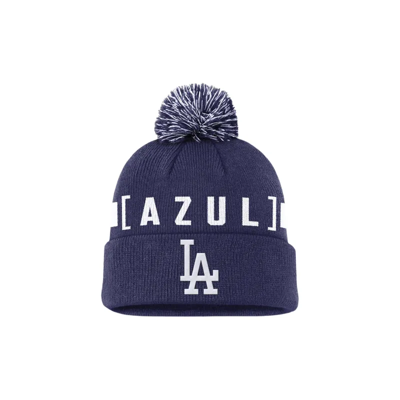 Nike Los Angeles Dodgers Hometown Peak Men's Nike Mlb Cuffed Pom Beanie-0