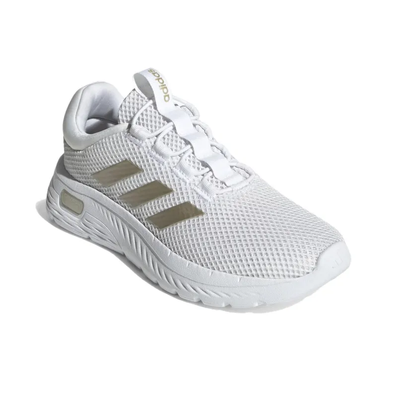 Adidas Cloudfoam Comfy Cloud White Champagne Met. Core Black Women's-2