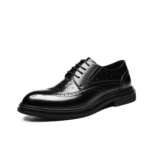 CHINT Dress Shoes Men Low-Top Black