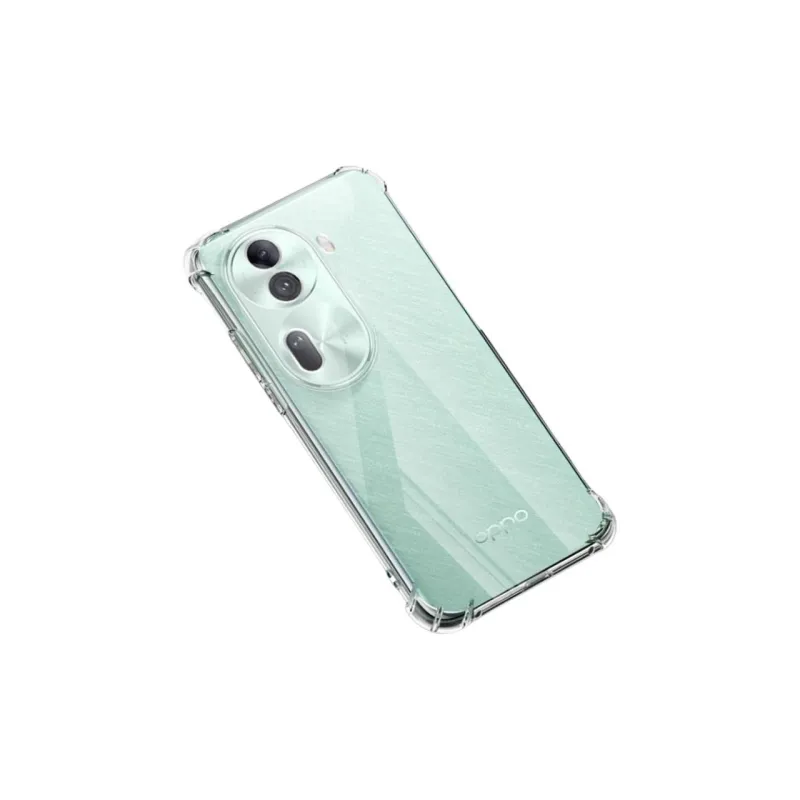 Cuttlefish Grid TPU Material Transparent Impact Resistant Phone Cases Compatible With Oppo Reno11 Minimalist-0