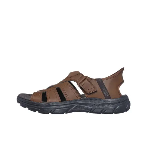 Skechers Slip Ins Beach Sandals Men Brown