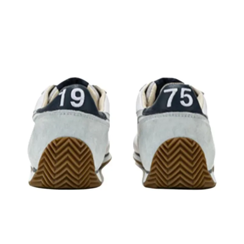 Diadora Equipe H Anti Slip Wear Resistant Casual Running Shoes Unisex White Gray-2