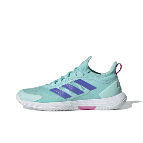 Adidas ADIZERO UBERSONIC 4.1 Tennis Shoes Women's Low-Top Blue/Purple