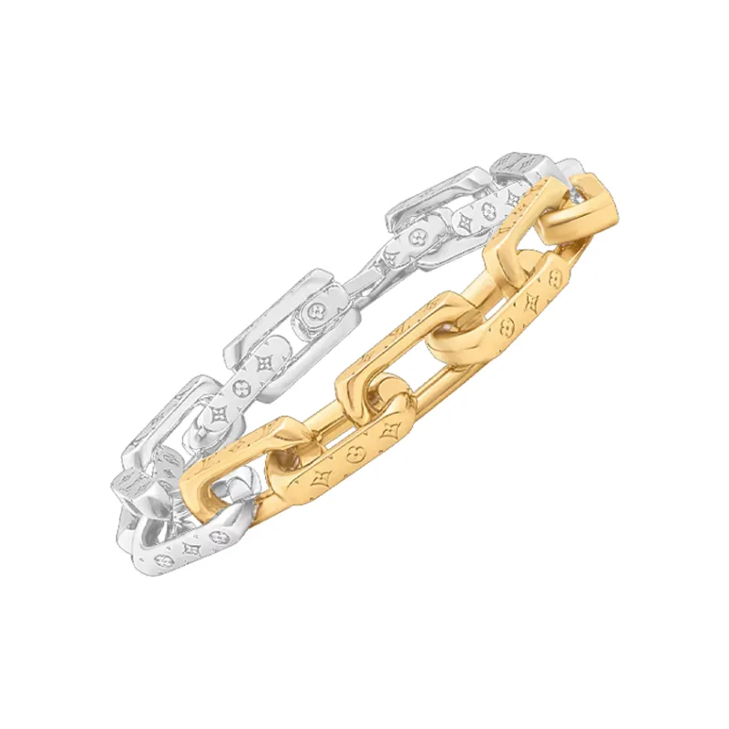 LOUIS VUITTON Monogram Chain Bracelet-1