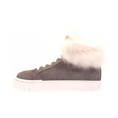 MIU MIU Stylish Skateboarding Shoes Women's Gray