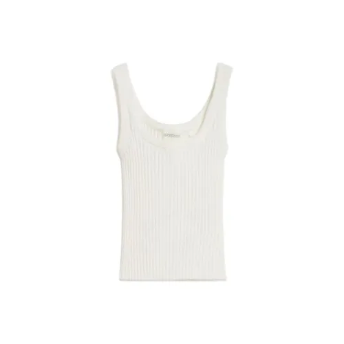 SportMax Tank Tops Women's White