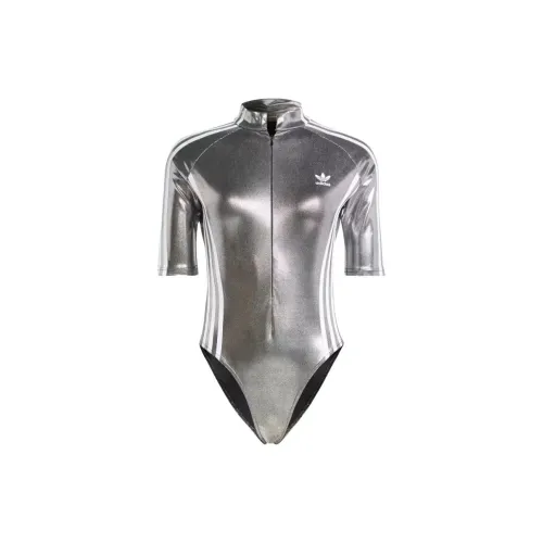 Adidas Originals Clothing Bodysuits Women's Silver