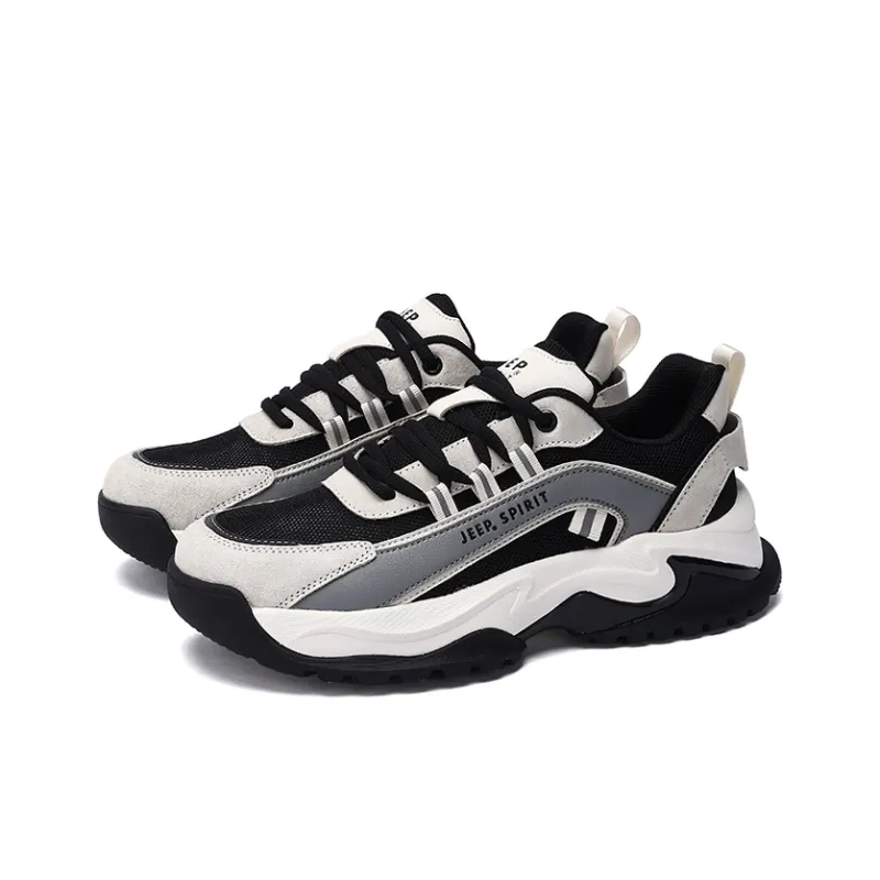 JEEP SPIRIT Anti-Slip And Wear-Resistant Breathable Low-Top Casual Shoes Men's-3