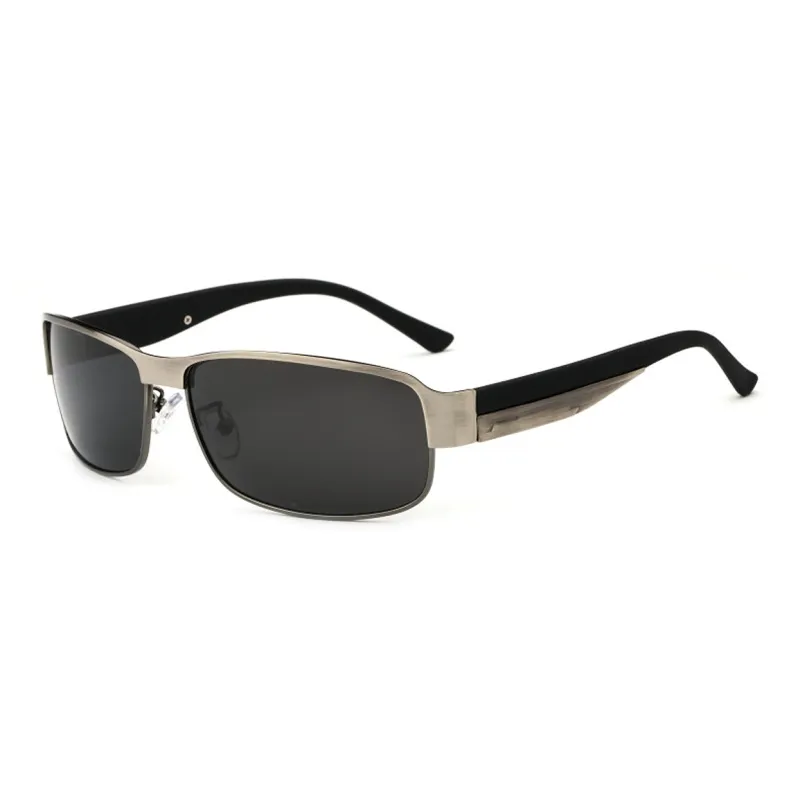 VINEY Plastic Metal Square Sunglasses Men's-1