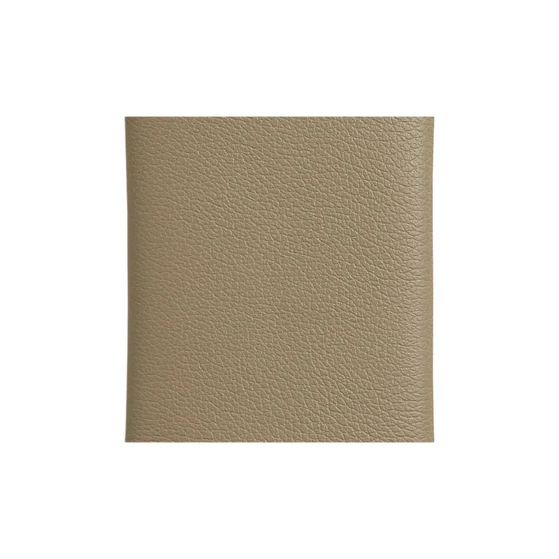 HERMES CalviCalvi Duo Evercolor Leather Wallet, Card Holder Women's Marfa Beige-3